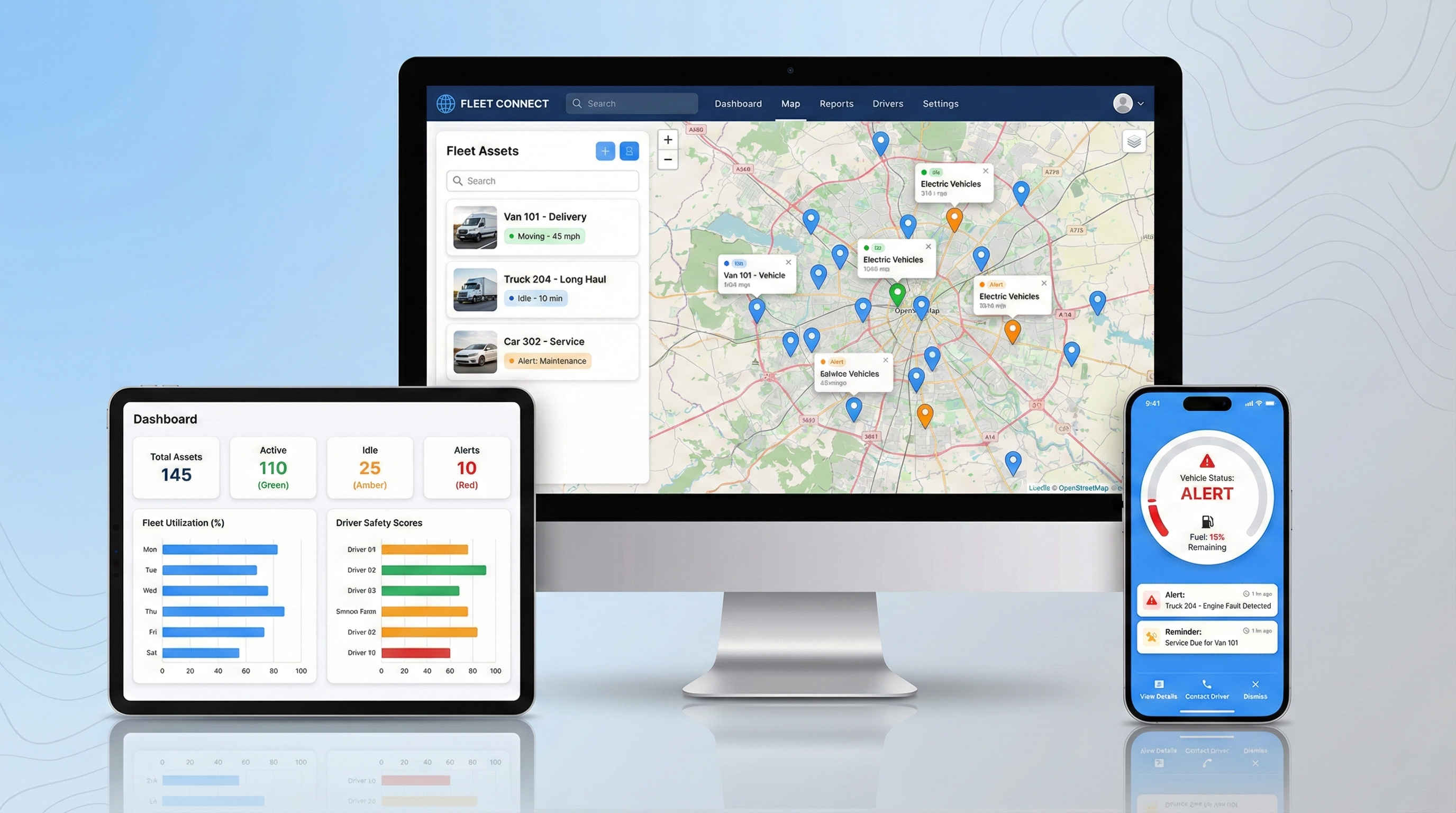Bigmate Telematics Platform Dashboard